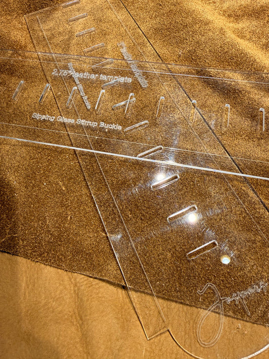 Sippin Glass Buckle Template Set